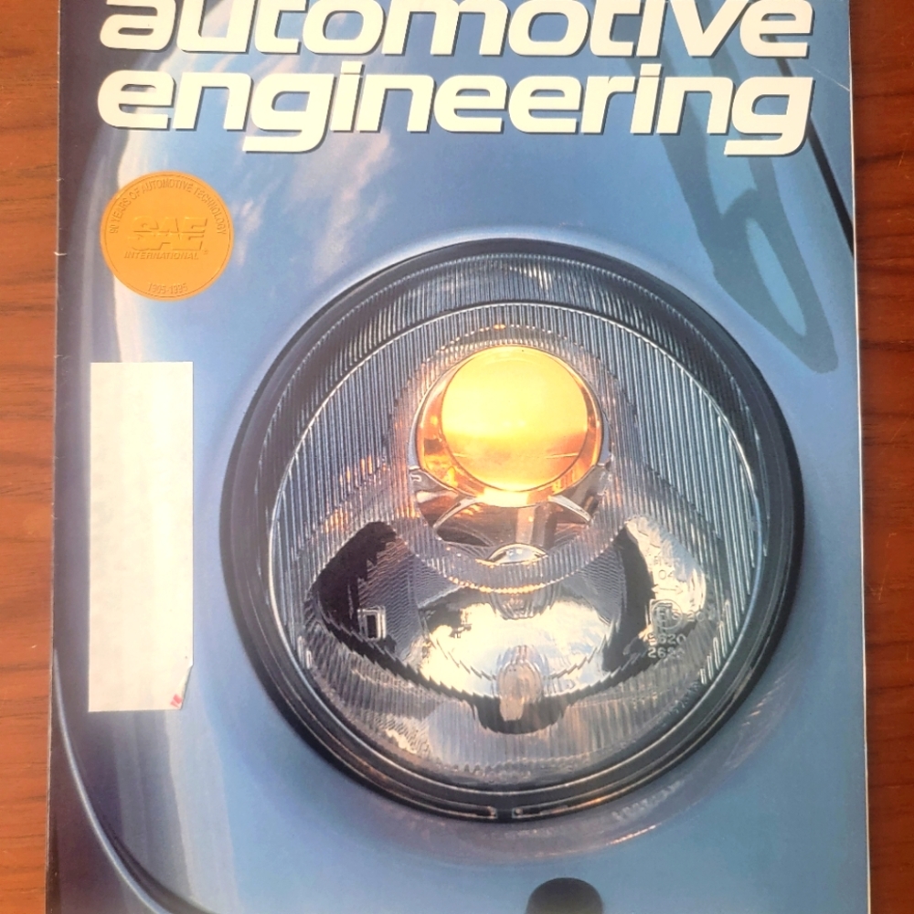 November 1995 Vintage Automotive Engineering Magazine